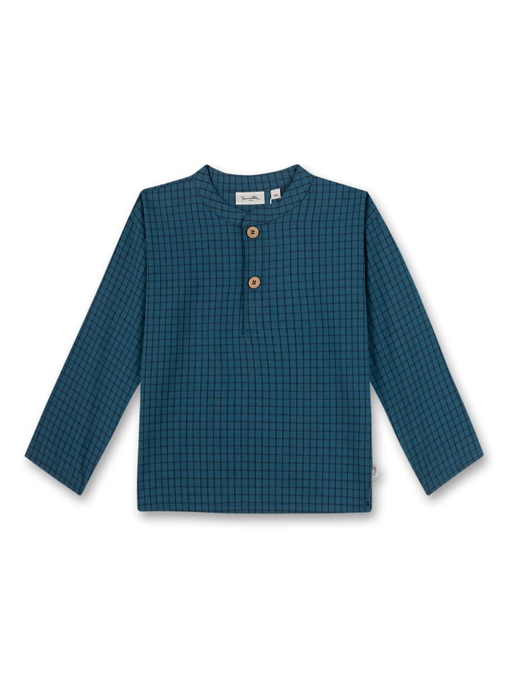 

Рубашка с длинными рукавами синего цвета Sanetta