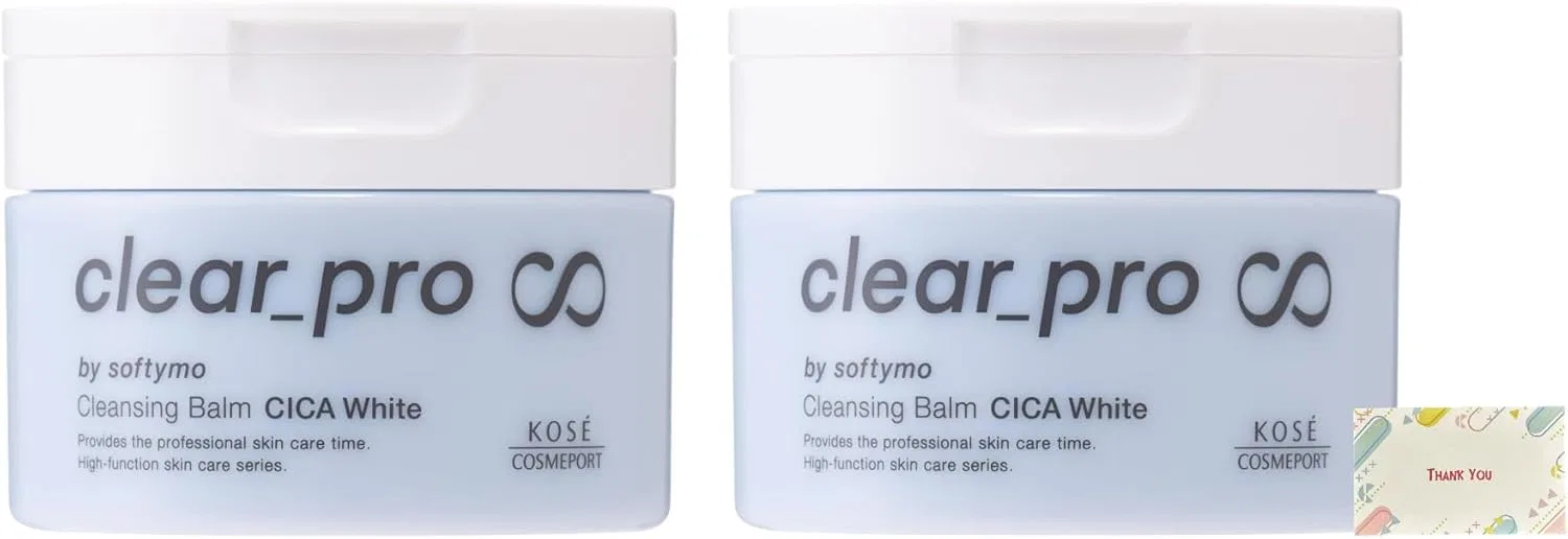 Набор Kunutonn — Очищающий бальзам для лица Softymo Clear Pro CICA White, 90 г, набор 2 шт