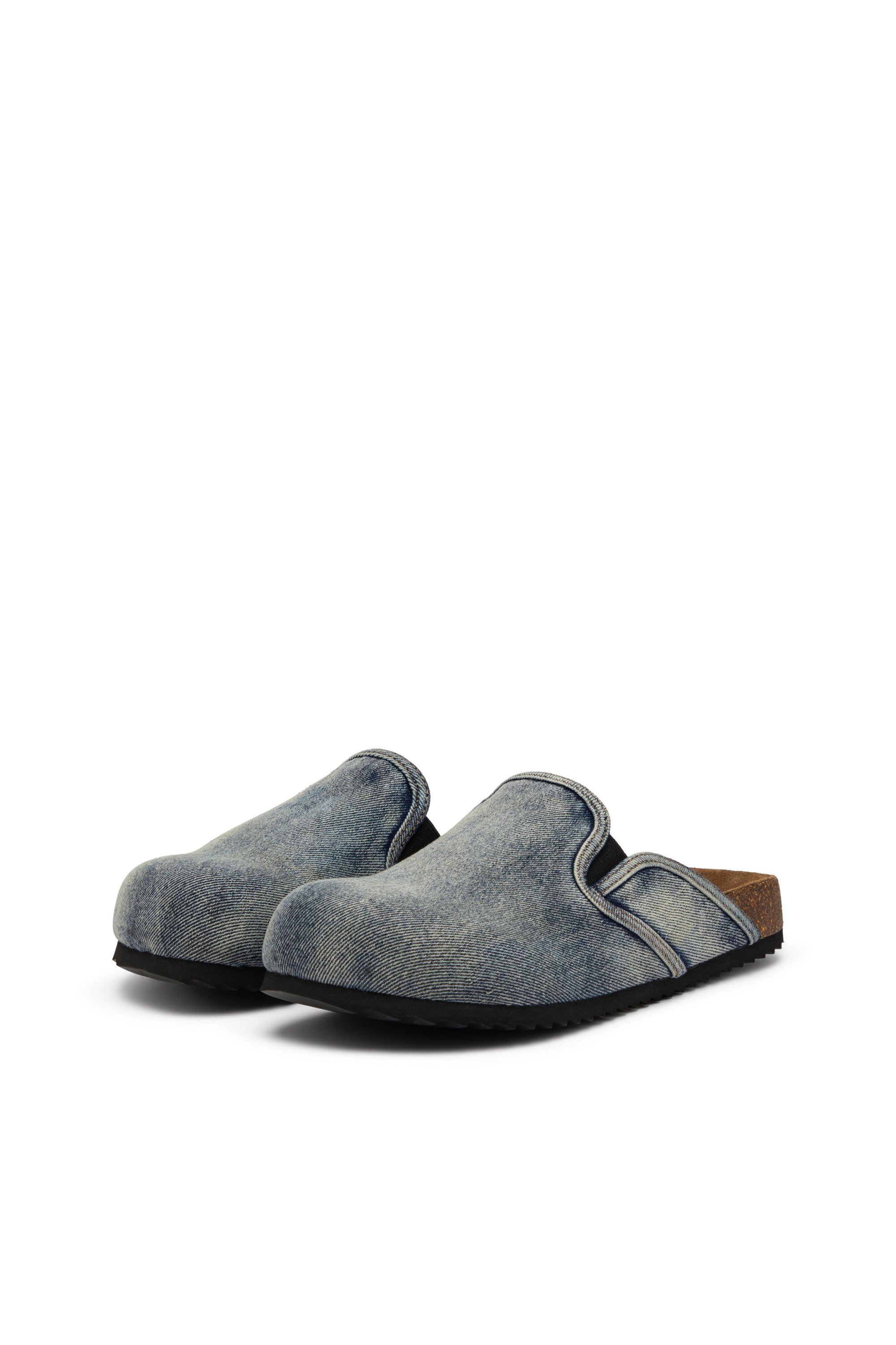Мужские джинсовые мюли без шнурков D-WOODSTOCK SLIP-ON Diesel, Indigo Blue