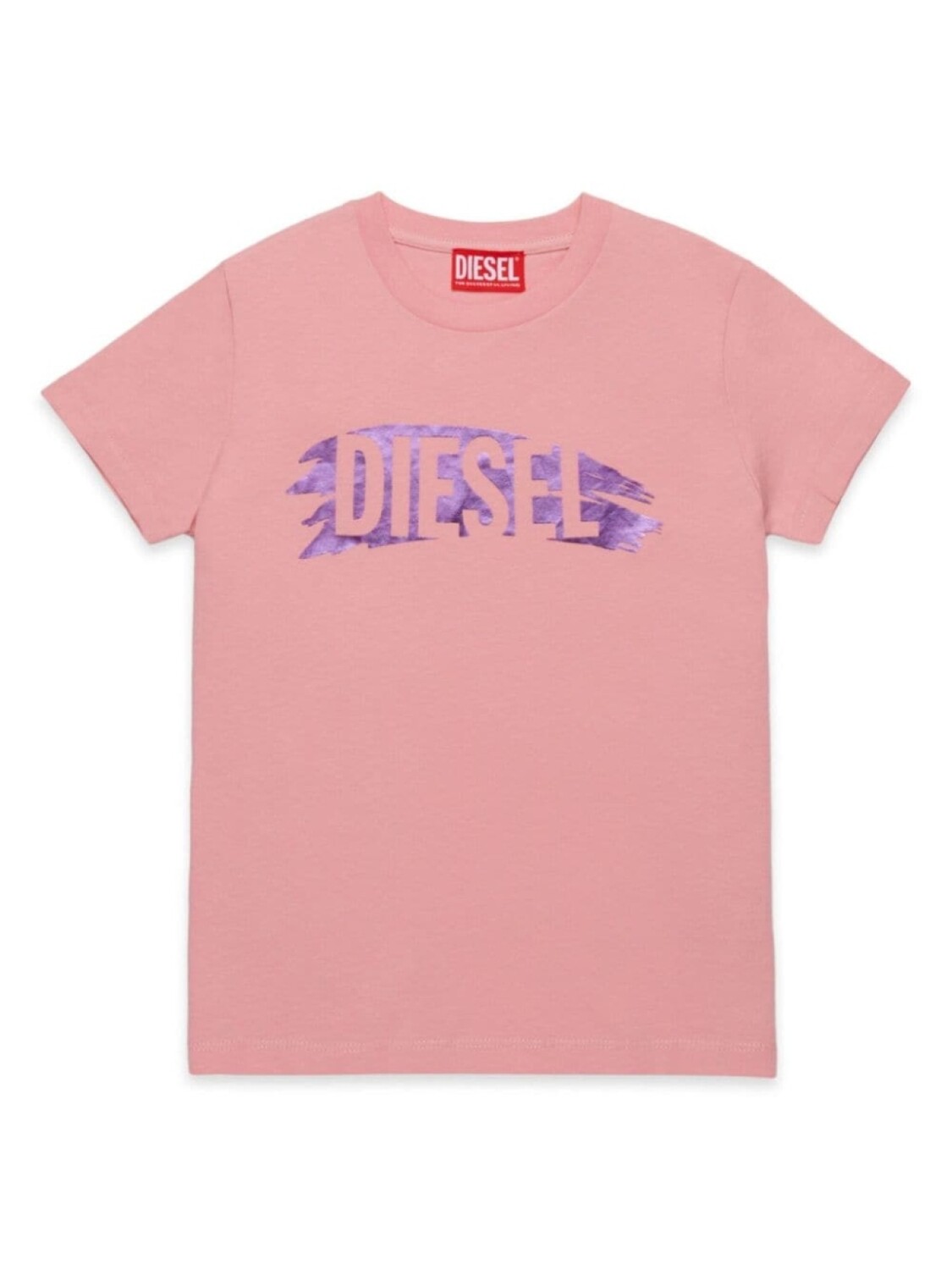 

Diesel Kids футболка с логотипом, розовый