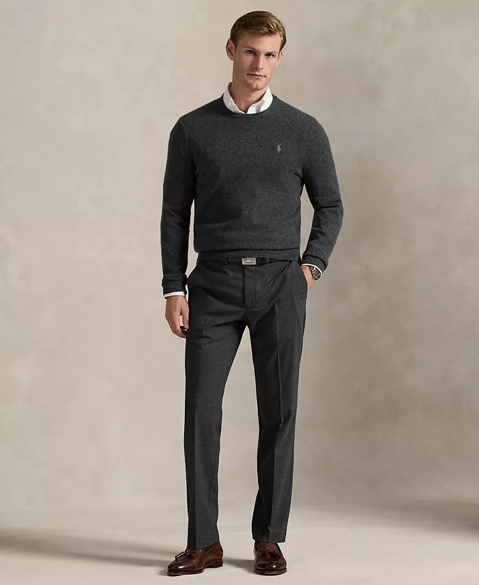 

Мужские брюки Manhasset прямого кроя с эластичной тканью Polo Ralph Lauren, серый