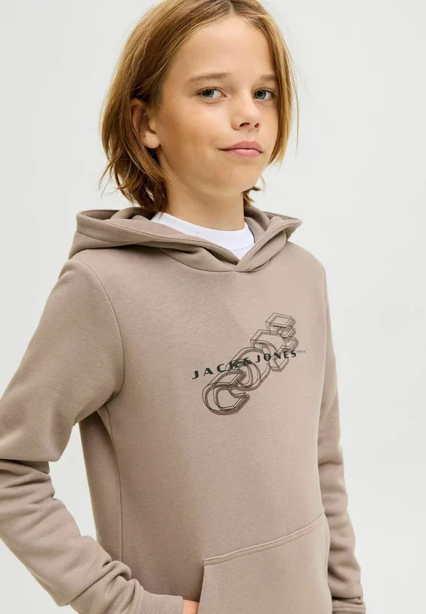Толстовка с капюшоном Jack & Jones Junior, Desert Taupe — фото 4