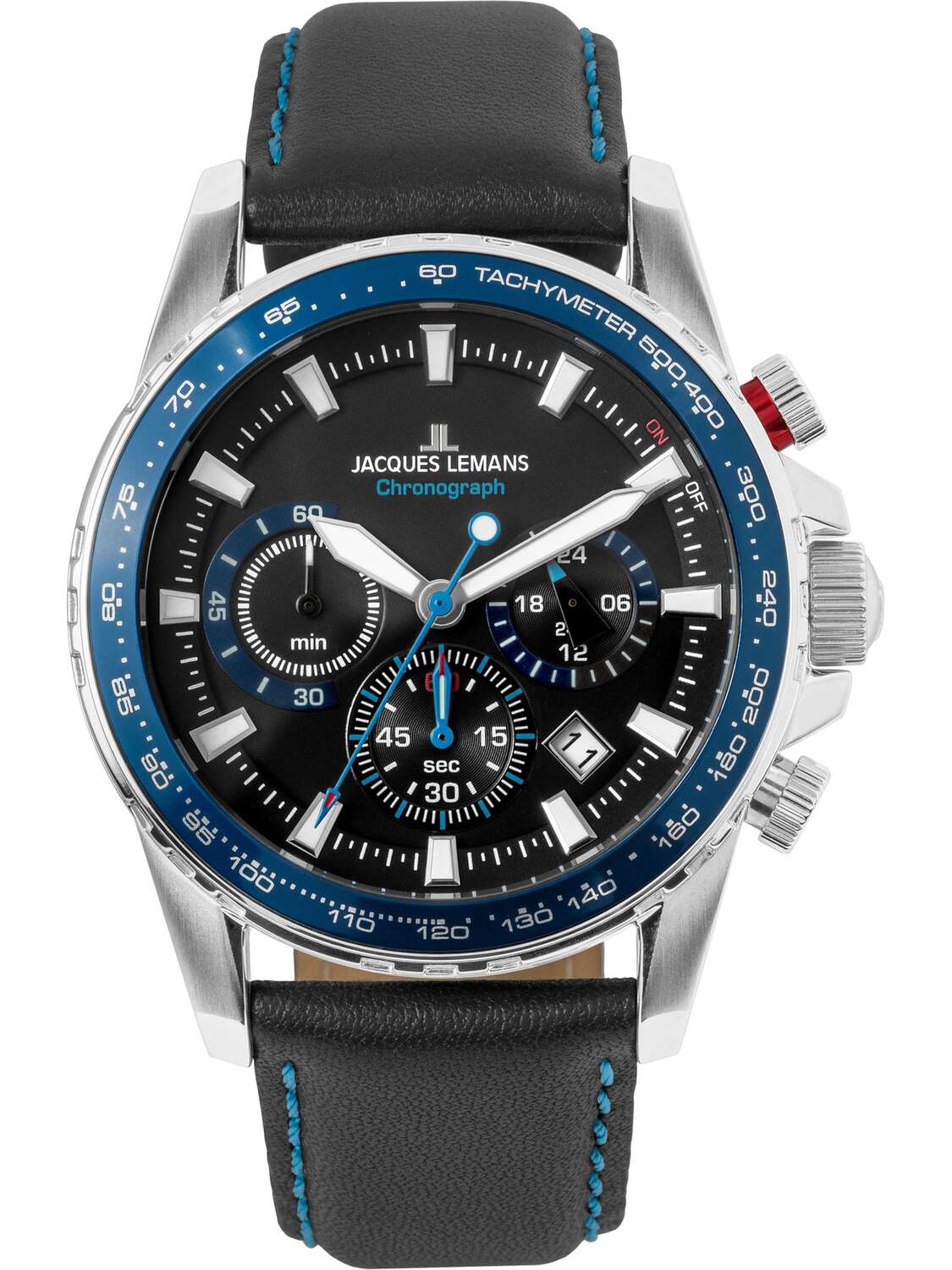 

Jacques Lemans Аналоговые часы в черном цвете