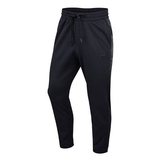 

Брюки lacing side splicing design sports long pants black Nike, черный