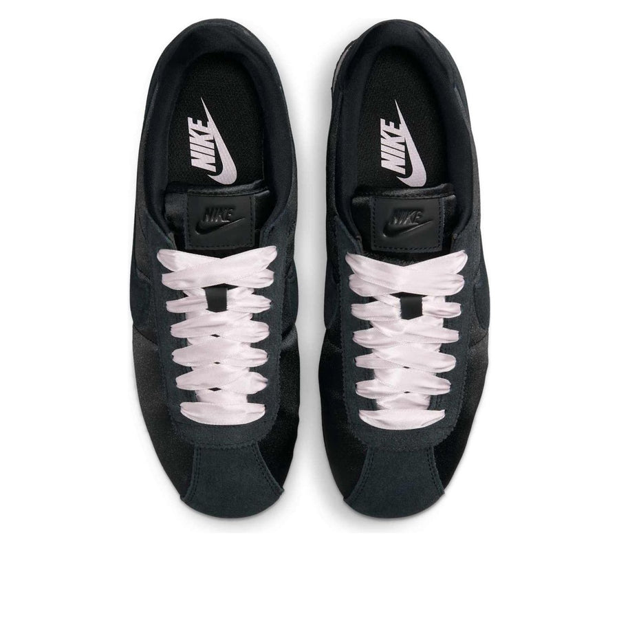 Кроссовки (WMNS) Nike Cortez Textile SE 'Black Pink Ice', черный — фото 4