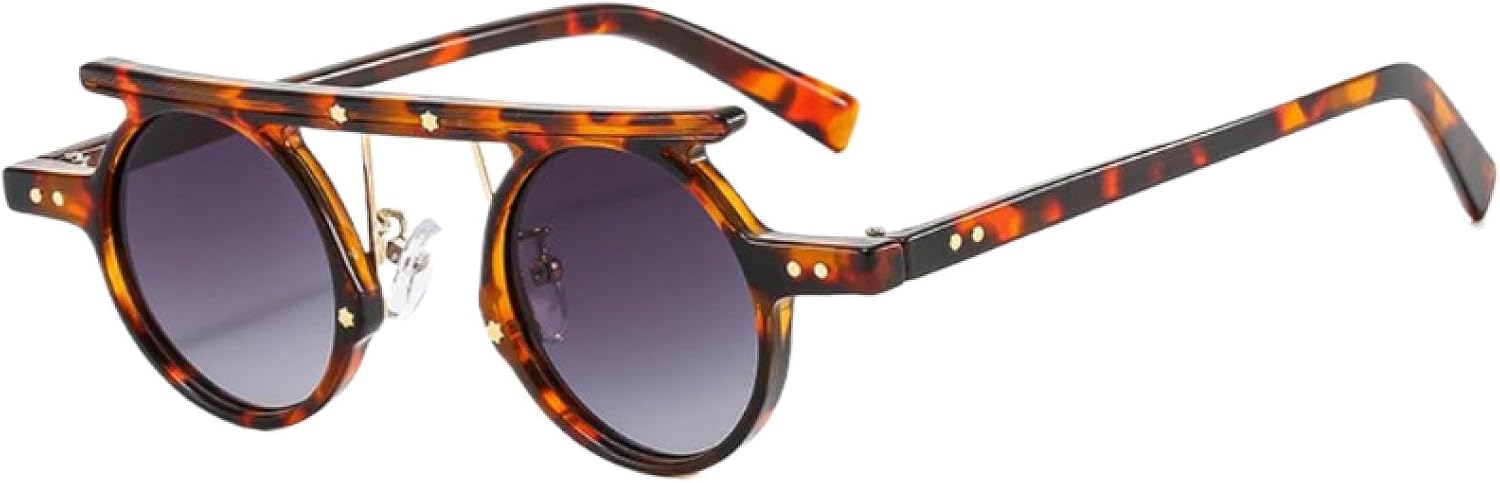 

Солнцезащитные очки с защитой от УФ-излучения UV400 | Круглая женская оправа в стиле стимпанк, маленькая, прозрачная | для занятий спортом на открытом воздухе generic, 07