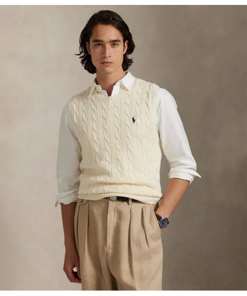 

Жилет Regular fit Polo Ralph Lauren, белый
