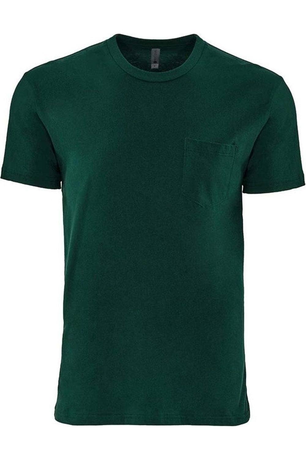 

Футболка унисекс из хлопка Next Level с карманом, цвет forest green