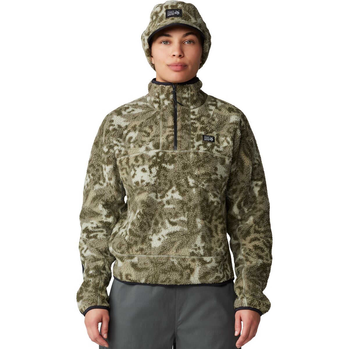 

Хикам принтованный пуловер Mountain Hardwear, белый