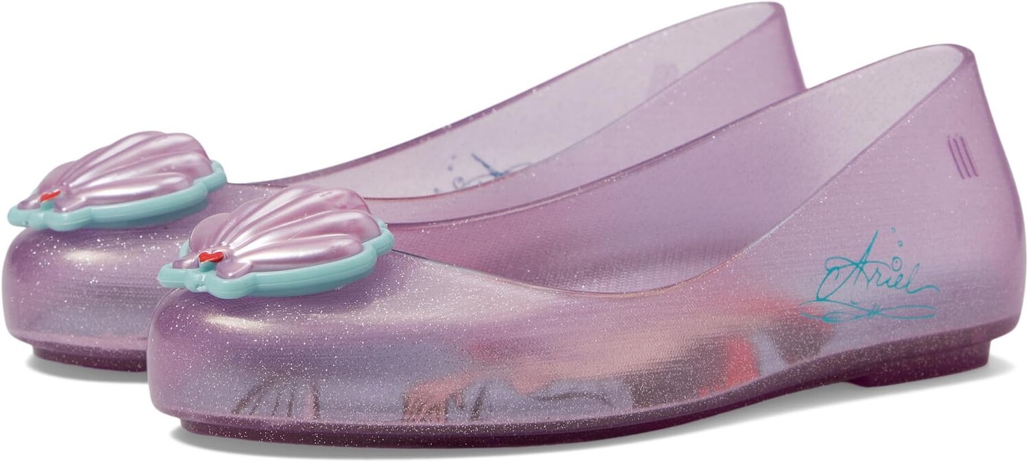 

Балетки Sweet Love + Disney Princess Mini Melissa, цвет Pink/Little Mermaid