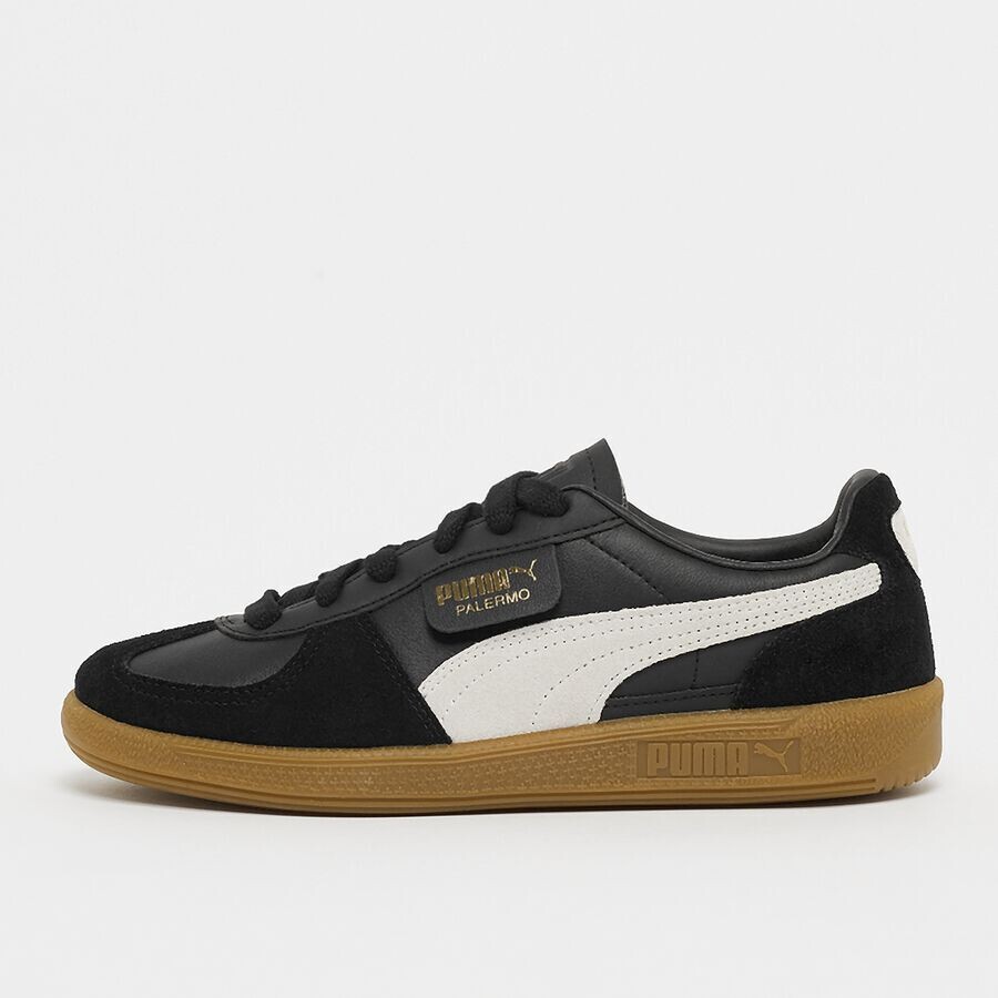 

Кроссовки Palermo Lth. Puma, цвет puma black/feather gray/gum, Черный, Кроссовки Palermo Lth. Puma, цвет puma black/feather gray/gum