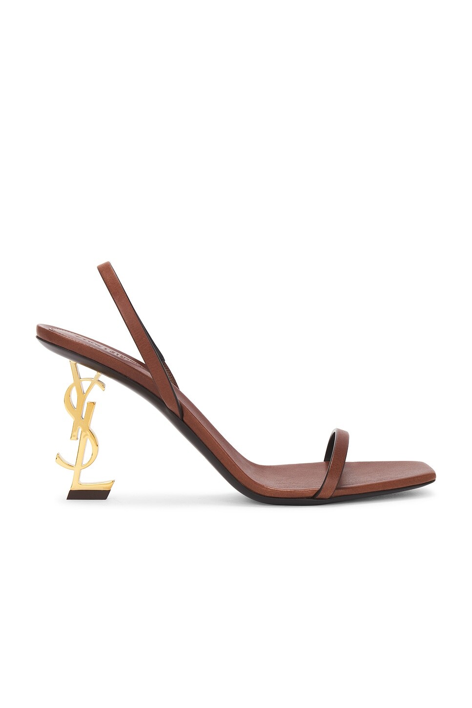 Сандалии Опюм Saint Laurent, цвет Bruciato