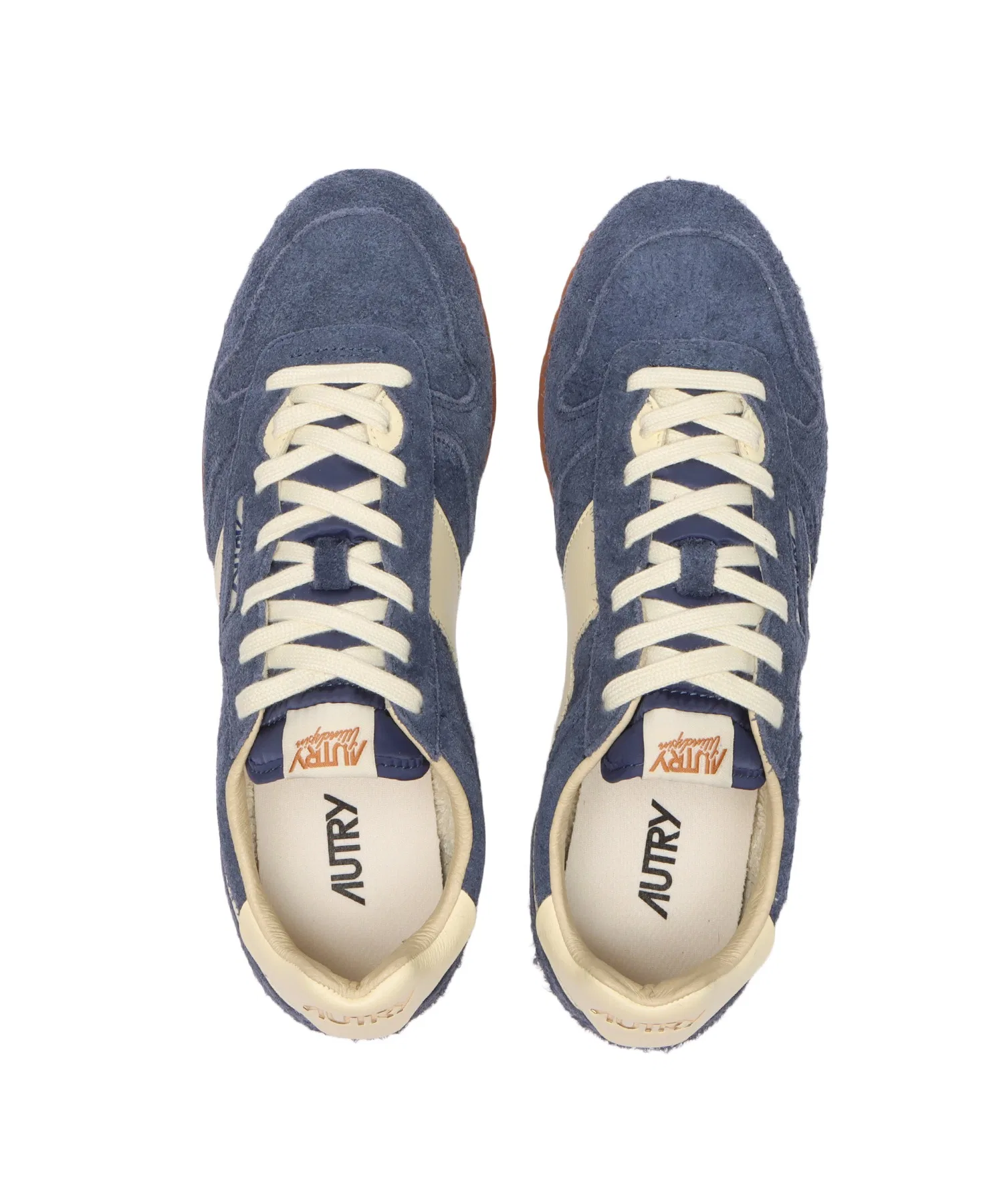 Мужские кроссовки AUTRY WINDSPIN LOW из натуральной кожи синие — фото 4
