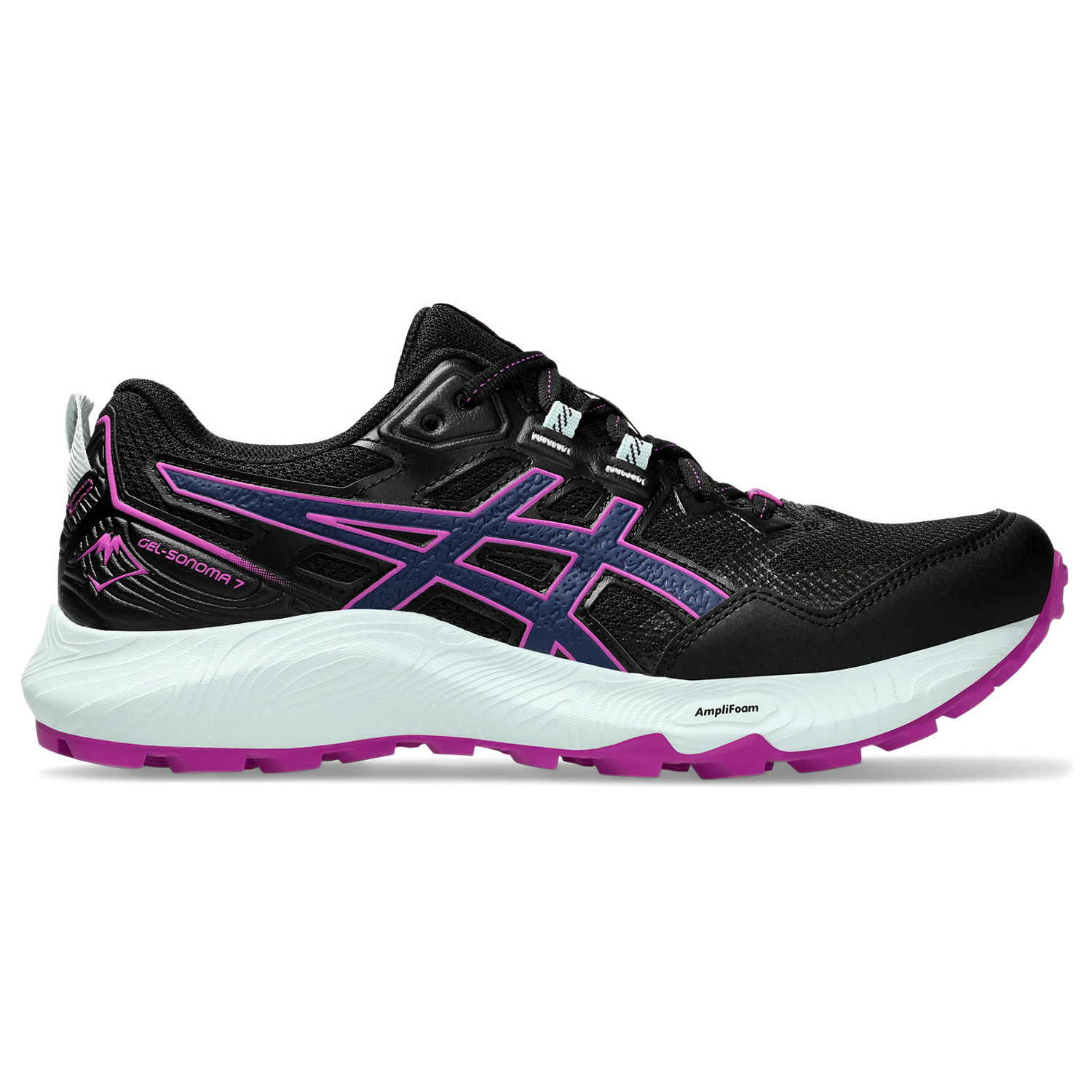 

Кроссовки для бега по пересеченной местности Asics Gel-Sonoma 7, цвет Black/Blue Expanse