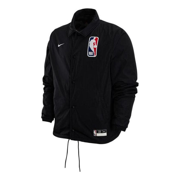 

Куртка Nike NBA Logo Back Letters Zipped Jacket 'NBA Black', черный