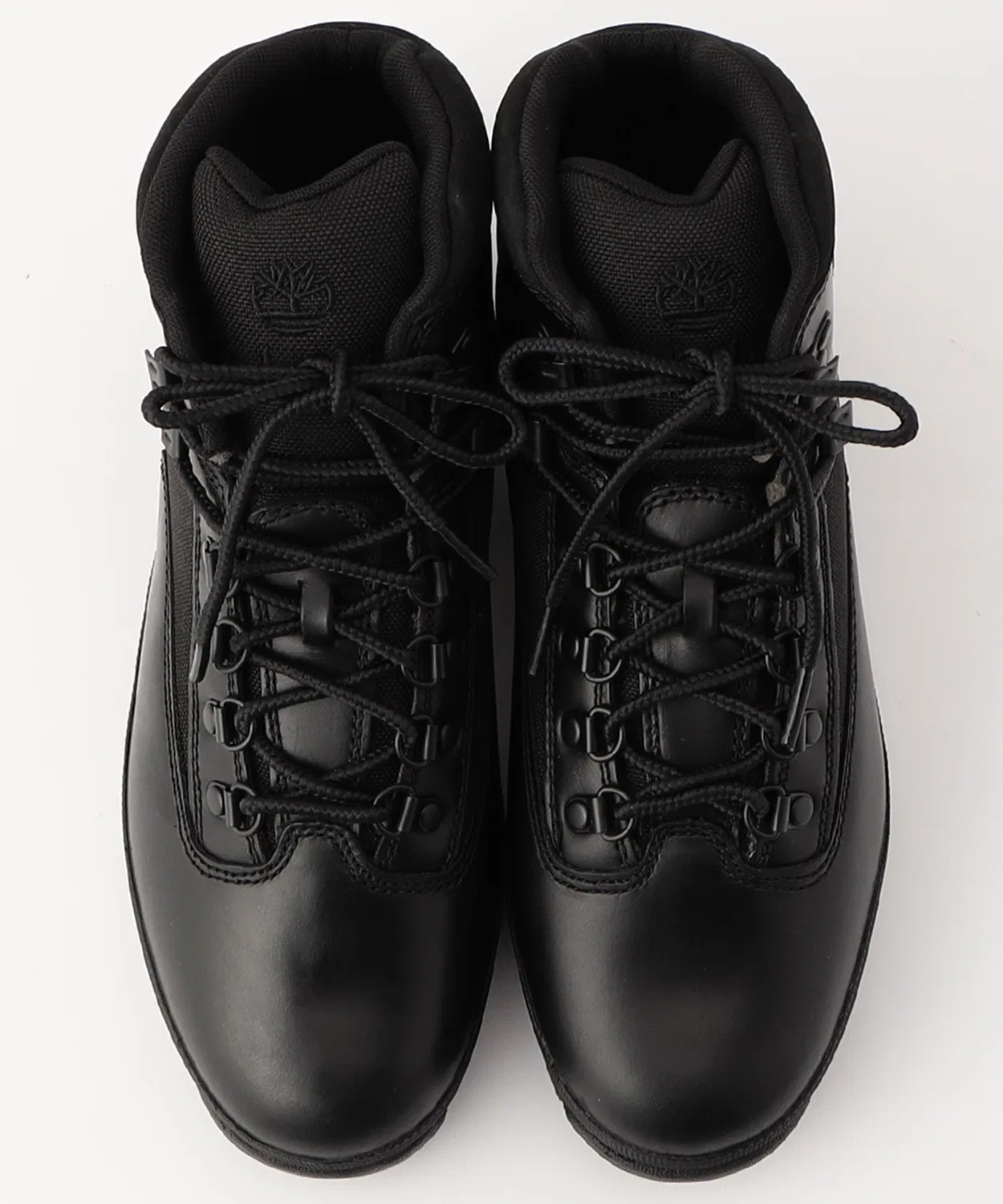 Ботинки Timberland Euro Hiker Mid из премиум-кожи, на шнуровке, черные — фото 2