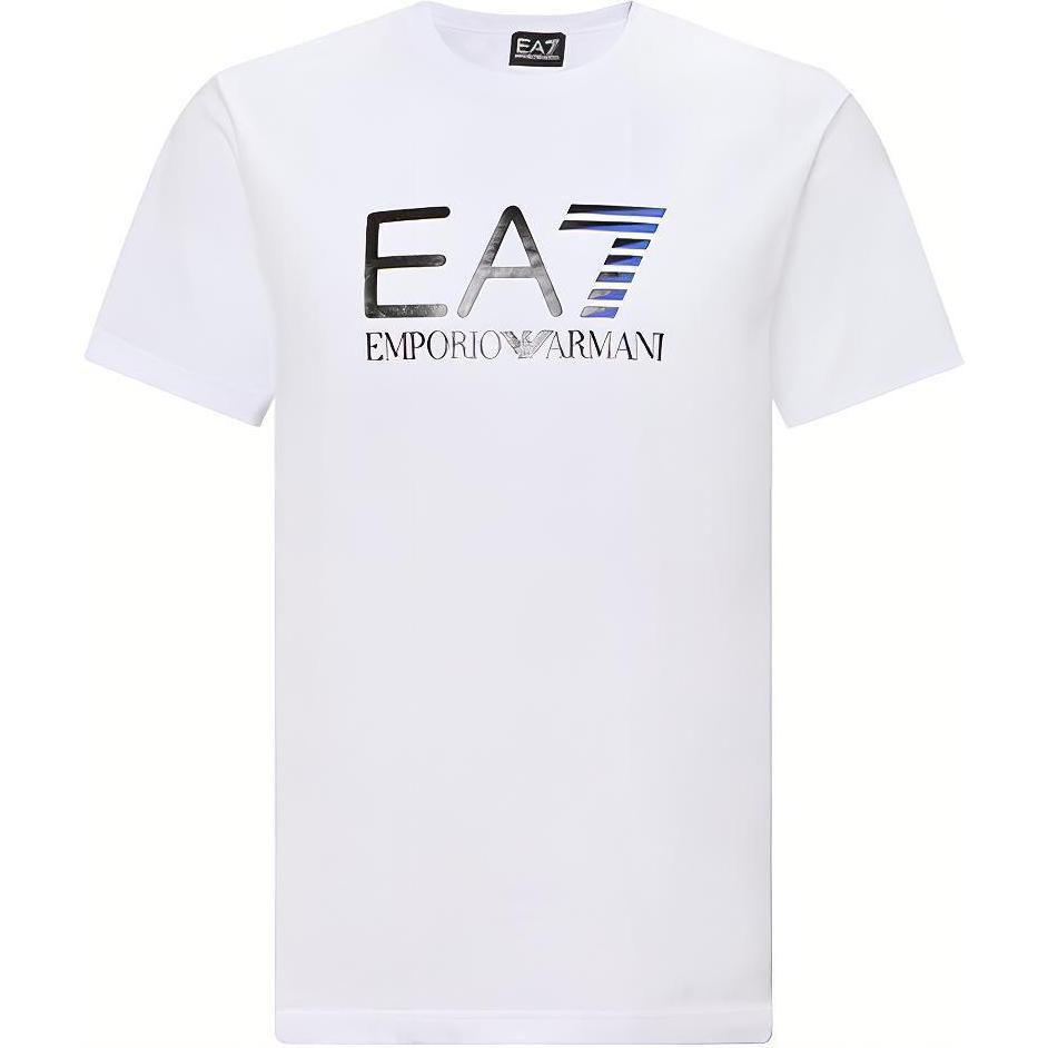 

Футболка мужская белая EA7 SS22 EMPORIO ARMANI