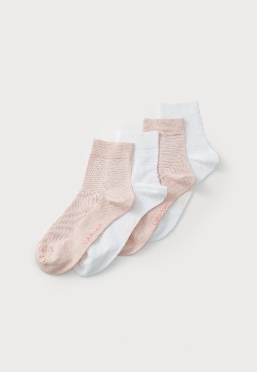 

Носки WOMEN SHORT 4 PACK Calvin Klein Underwear, белый