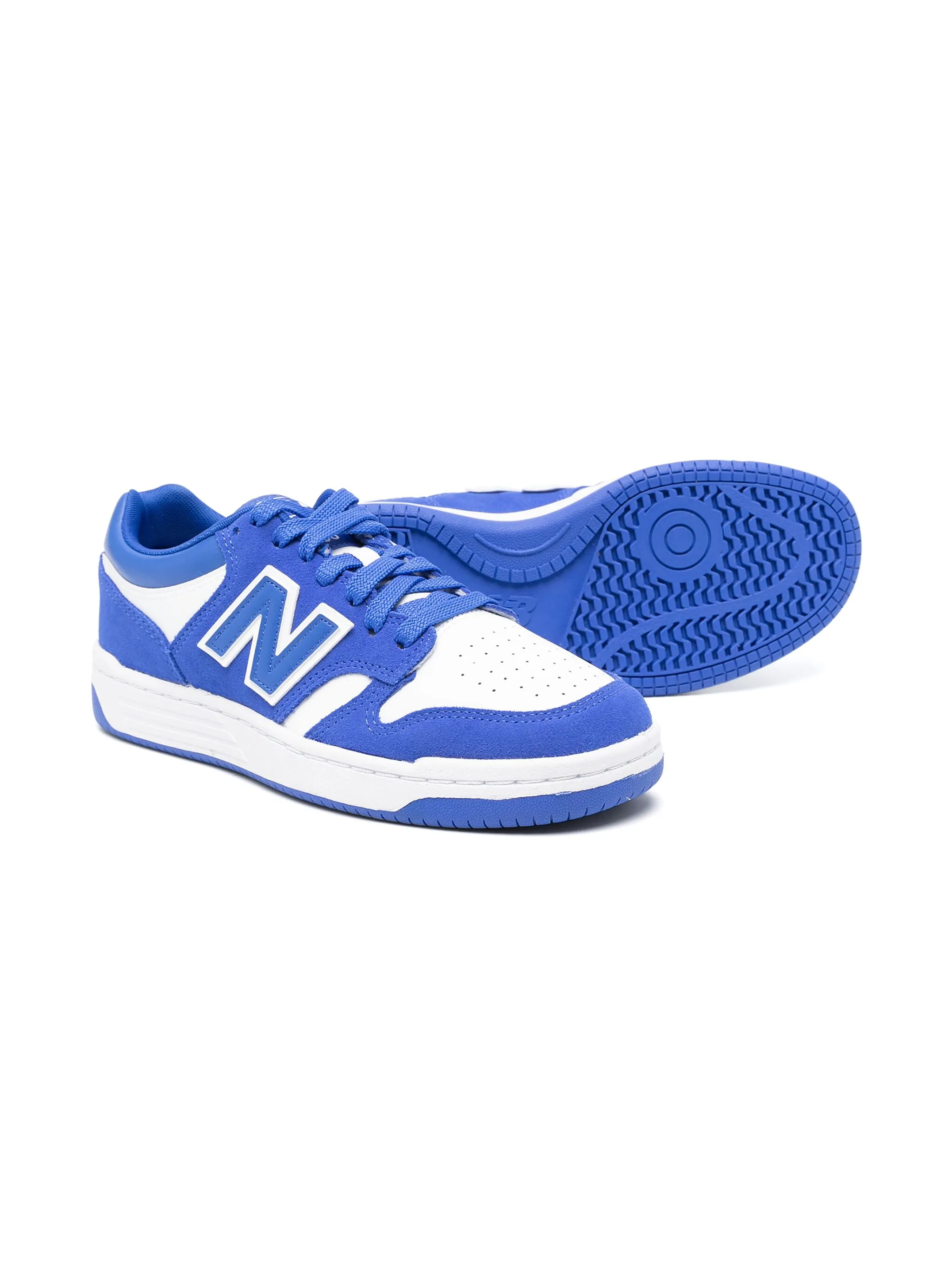 Кроссовки 480 в стиле колор-блок New Balance Kids, синий — фото 2