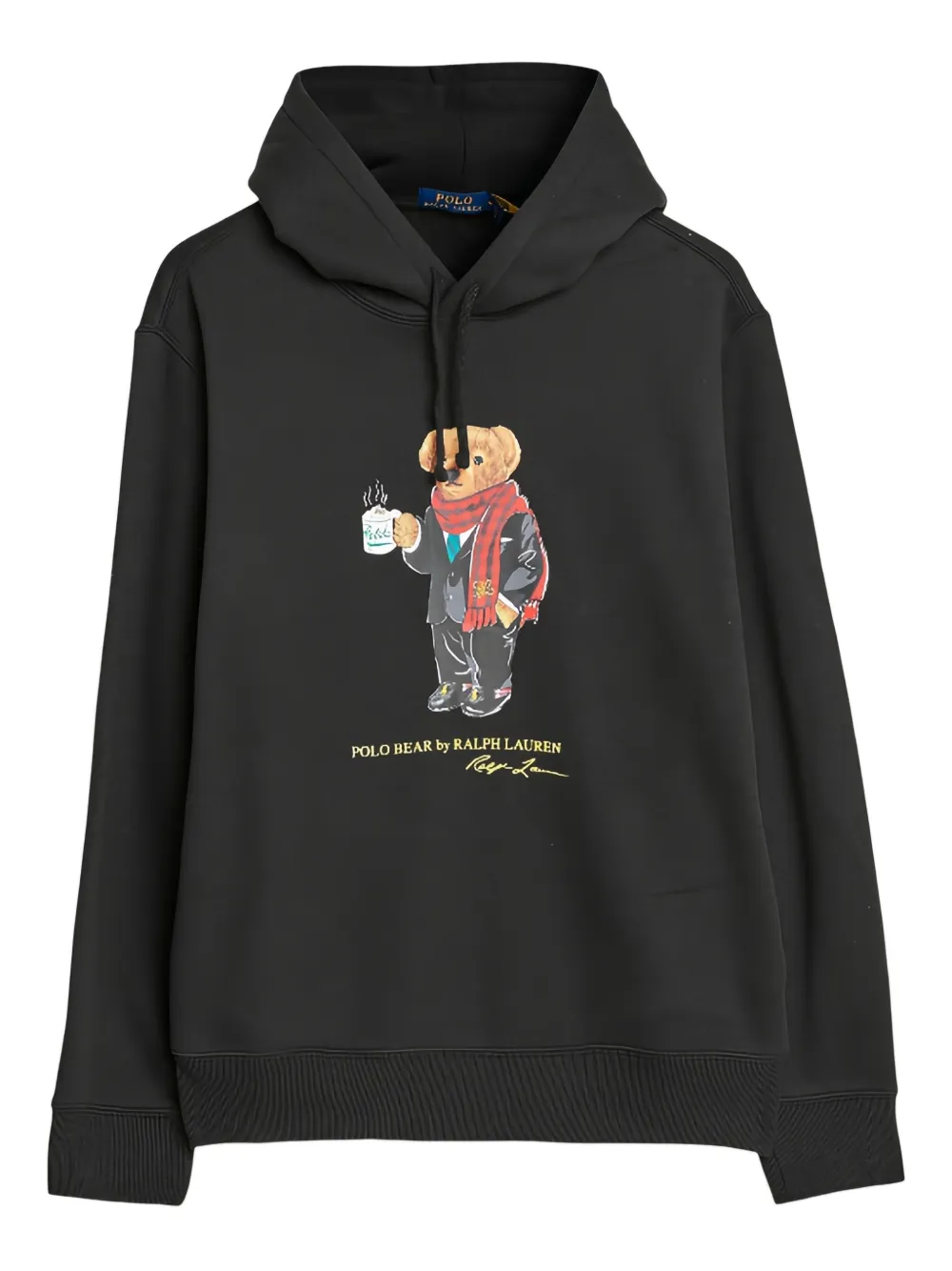 

Флисовое худи с медведем Polo POLO RALPH LAUREN, черный