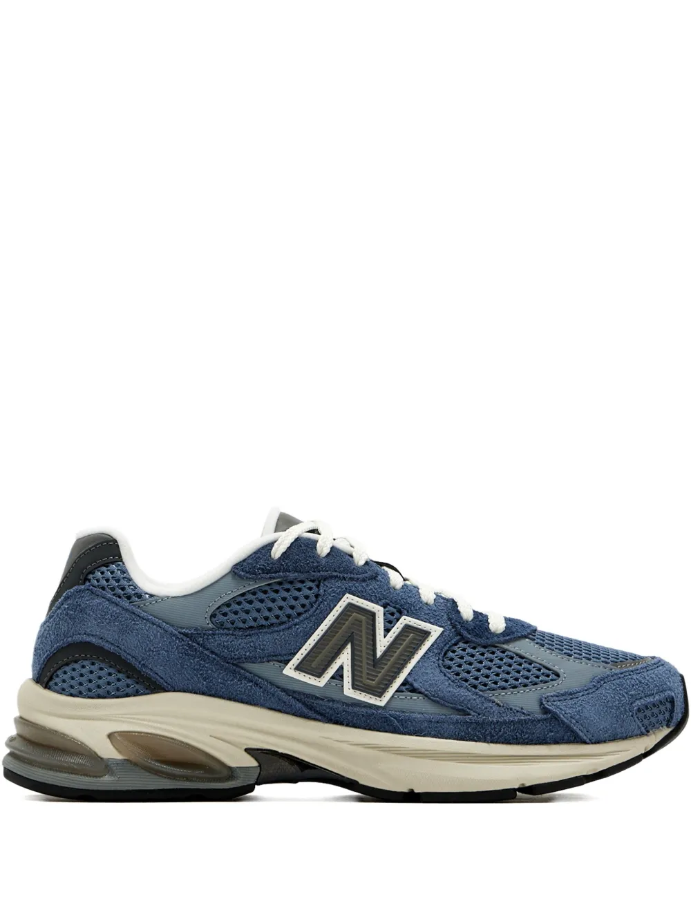 

Замшевые кроссовки из сетчатого материала 2010 NEW BALANCE, синий