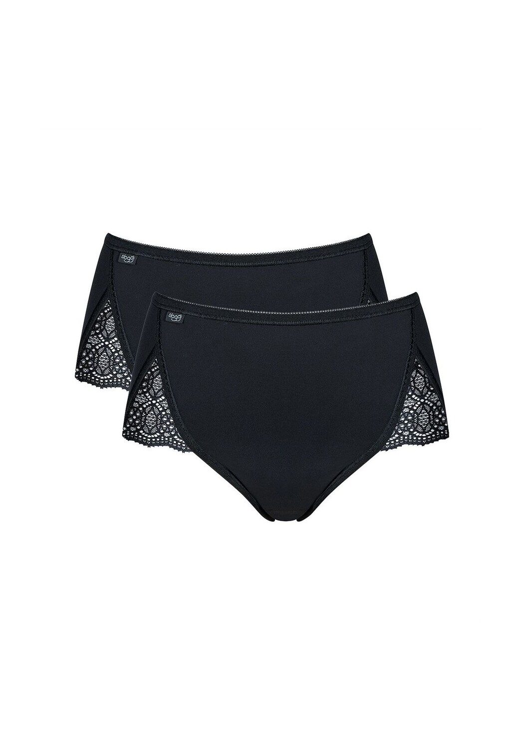 

Трусы женские - макси, Pure Sense Luxe, 2 шт, однотонные Sloggi, черный