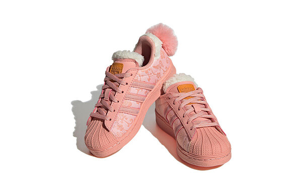 Кроссовки оригинальные суперзвезда x тающая печаль кроссовки Adidas, розовый — фото 3
