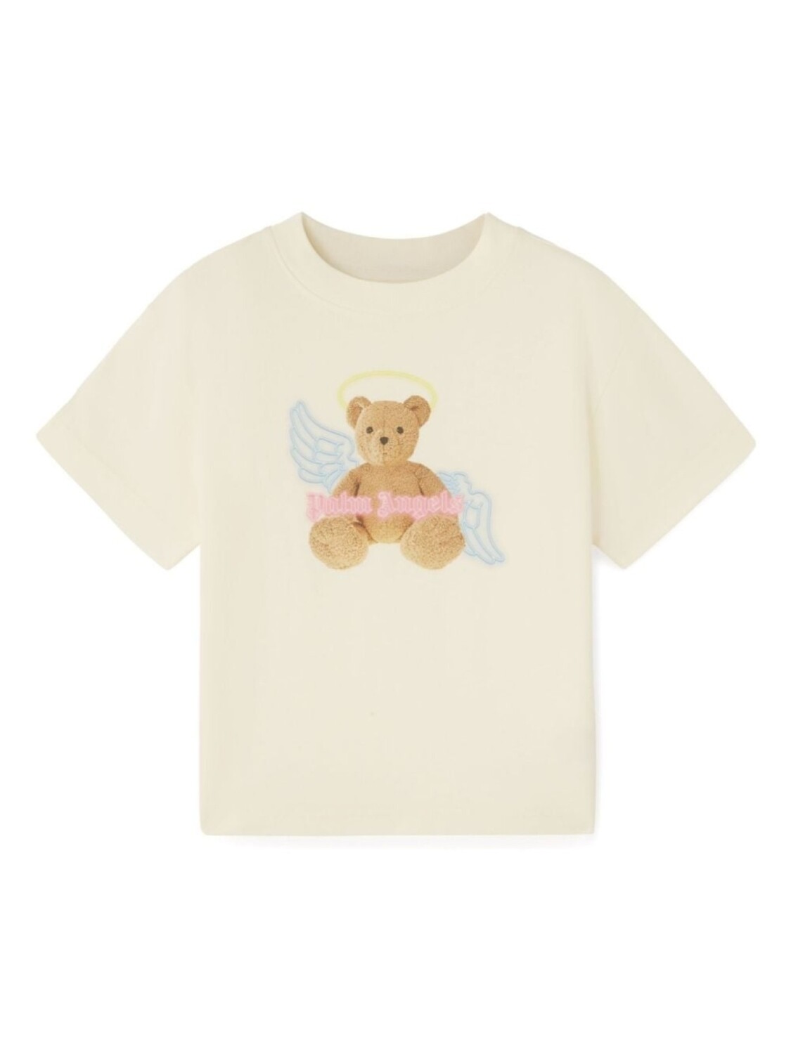 

Palm Angels Kids футболка Bear Angel, нейтральный цвет