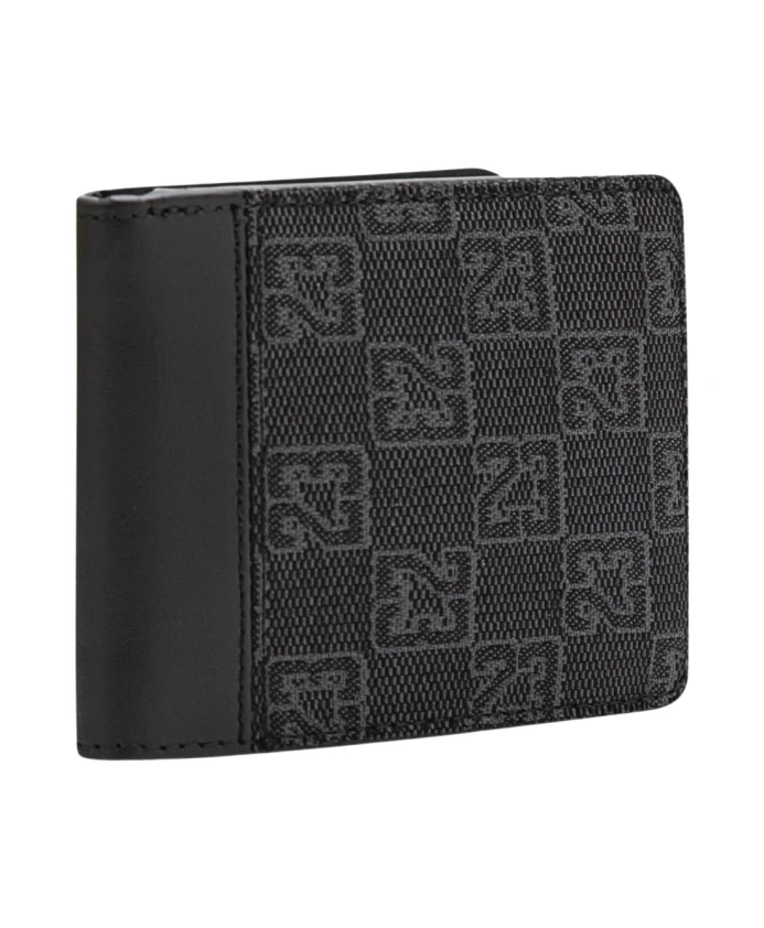 

Мужской складной кошелек Monogram, черный. Jordan, черный