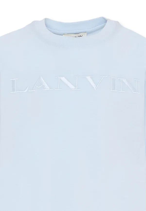 Футболка с коротким рукавом и принтом Lanvin, фьорд — фото 3