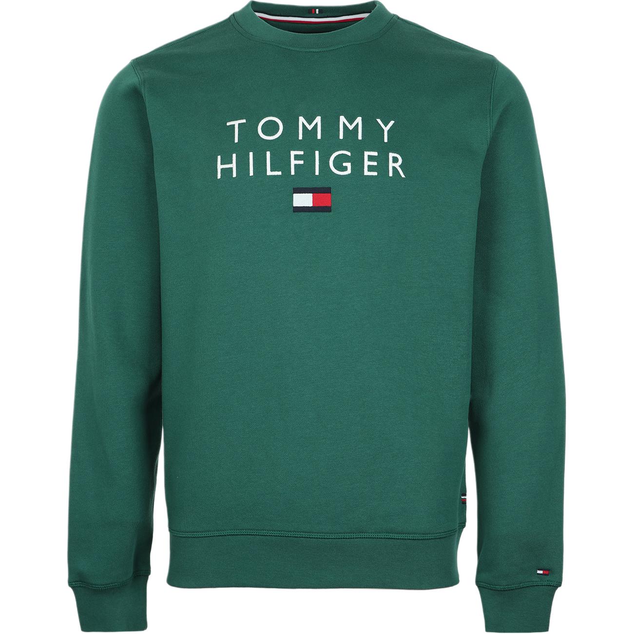 

Tommy Hilfiger Зеленый мужской свитшот