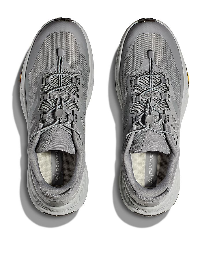 Мужские кроссовки Transport GTX с низким верхом HOKA, серый — фото 2