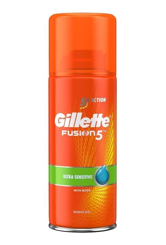 

Gillette Fusion5 Ultra Sensitive Mini гель для бритья, 75 ml