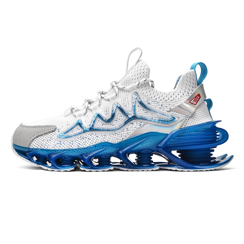 

Boogie Bear Низкие беговые кроссовки мужские бело-голубые, цвет White Blue