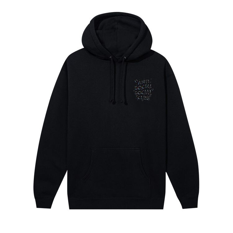 

Худи Anti Social Social Club Bubbles Logo Hoodie Black, черный