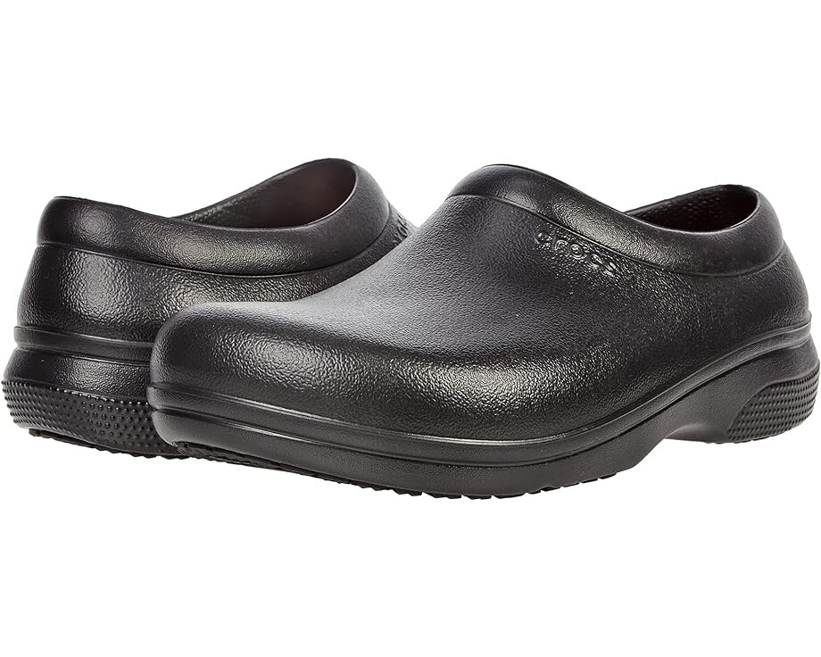 Сабо Crocs Work Work On The Clock Literide Slip-On, черный