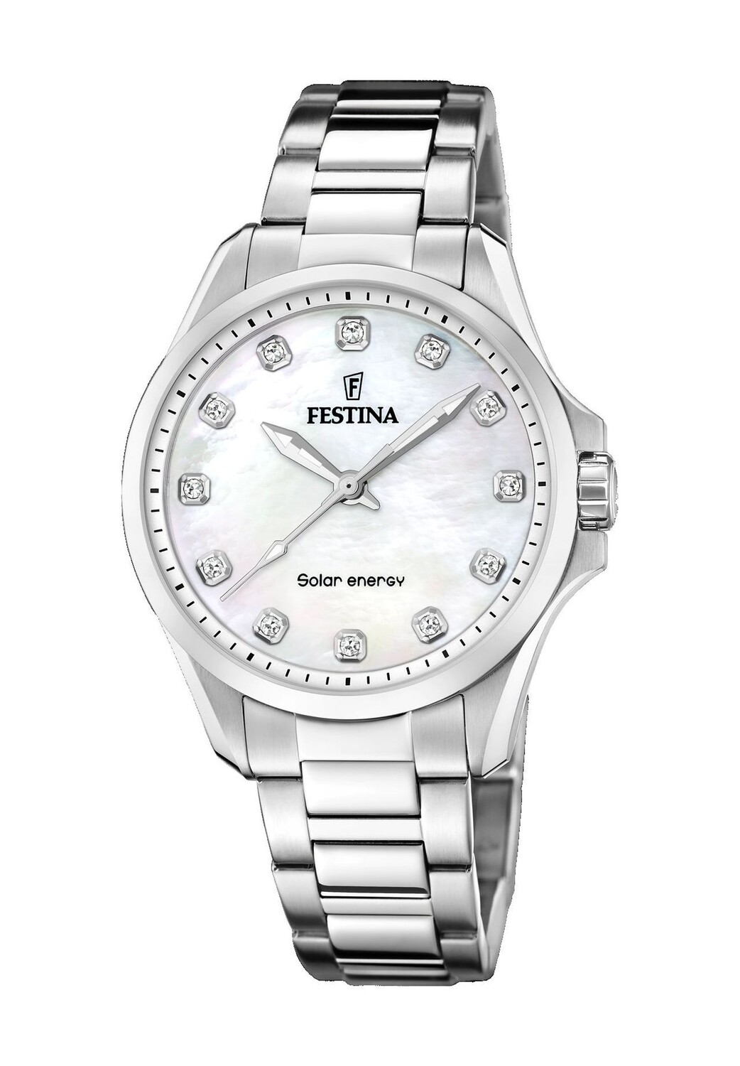 

Женские солнечные часы FESTINA, цвет Perlmutt Silber