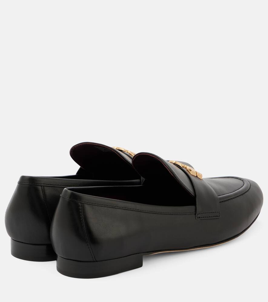 Элеонор кожаные лоферы Tory Burch, Perfect Black — фото 3