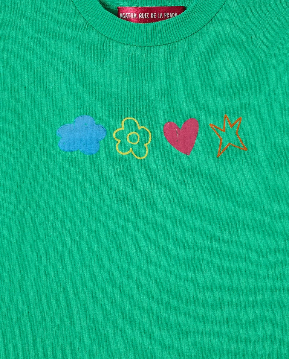 

Платье-сердечко для девочки Agatha Ruiz de la Prada, зеленый