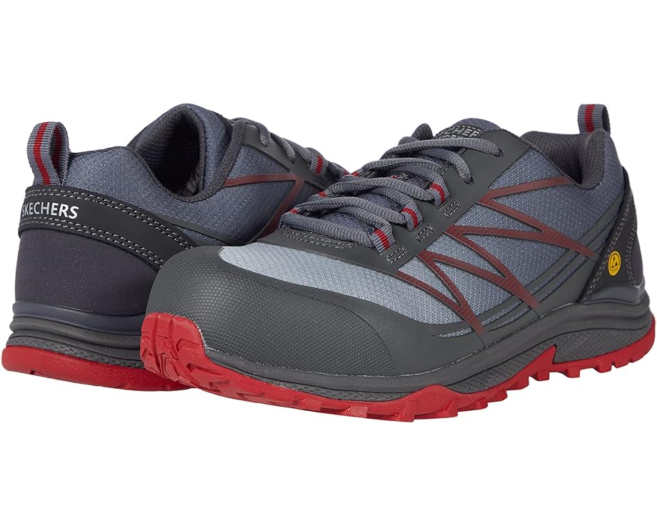 

Кроссовки SKECHERS Work Puxal ESD Composite Toe, цвет Gray/Red, Серый, Кроссовки SKECHERS Work Puxal ESD Composite Toe, цвет Gray/Red