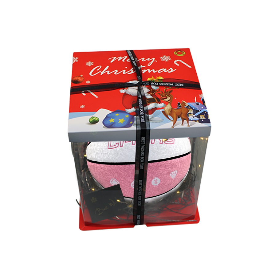 

LINING Баскетбольный мяч CBA Collection PU розовый белый размер 7 тренировочный unisex