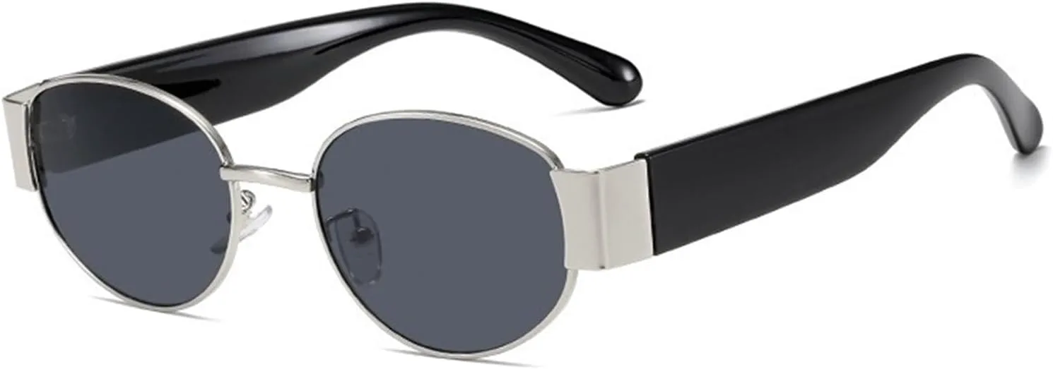 

Мужские солнцезащитные очки для отдыха в маленькой оправе, очки для вождения на открытом воздухе, женские солнцезащитные очки для шопинга Generic, Silver