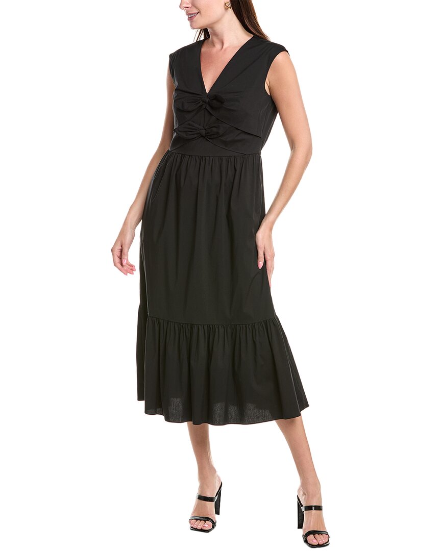 

Anne Klein Современное миди-платье, черный