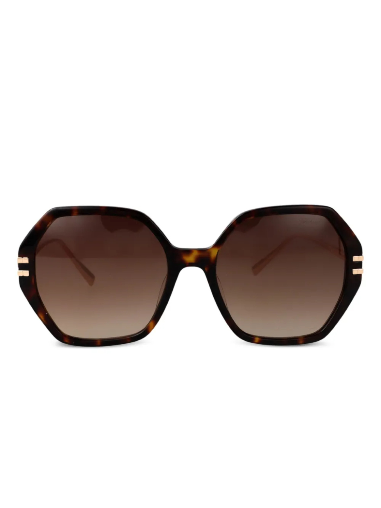 

Солнцезащитные очки Chopard Eyewear в геометрической оправе, золотой