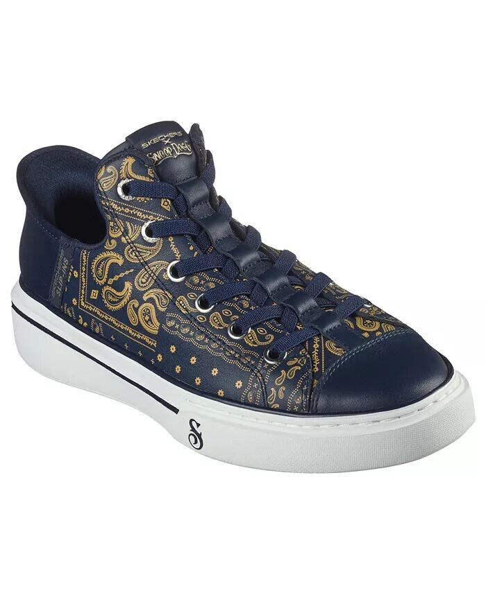 

Мужские кожаные слипоны премиум-класса: Snoop One — OG from Finish Line Skechers, синий