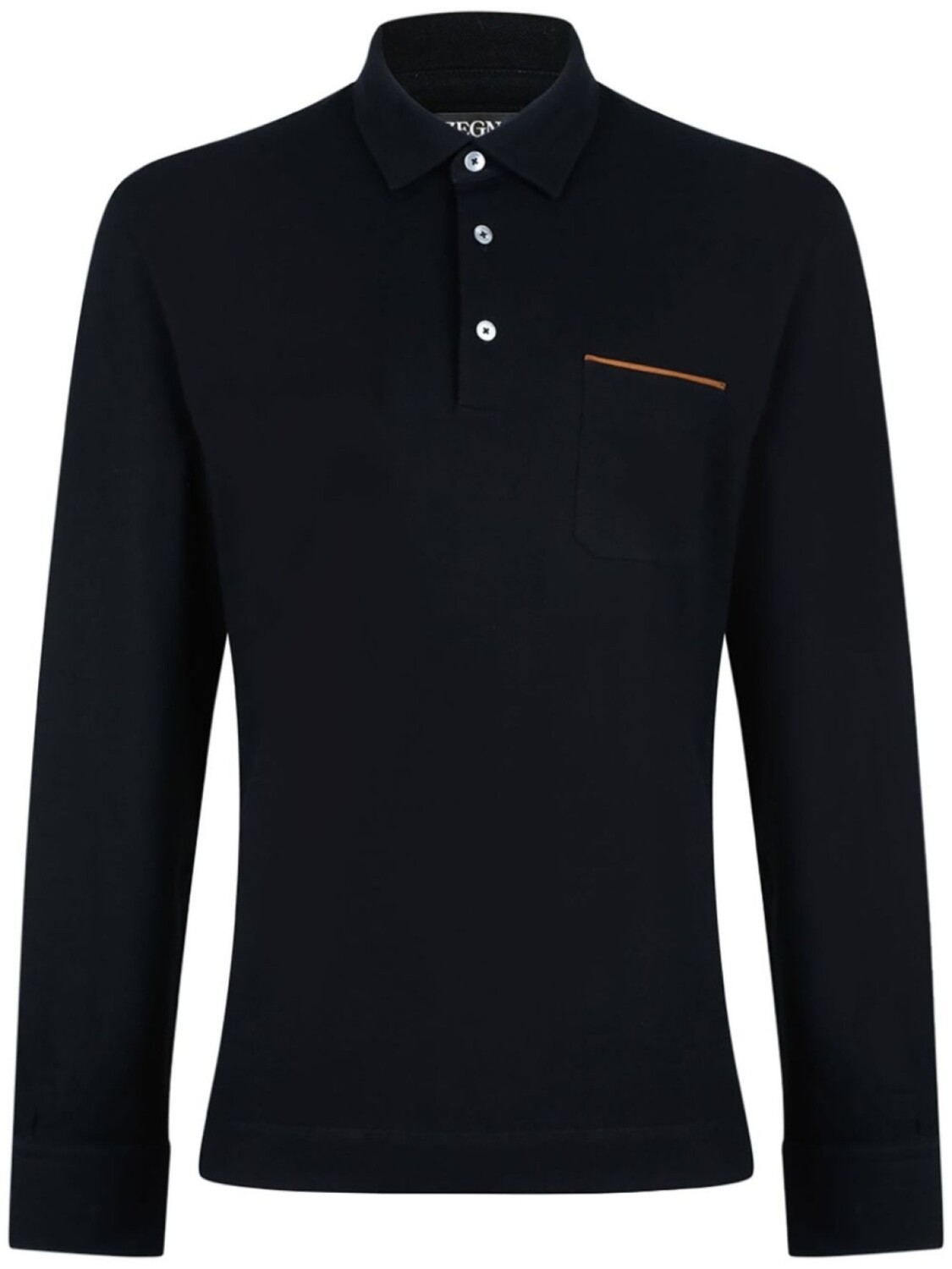 

Рубашка поло Zegna Rue, черный