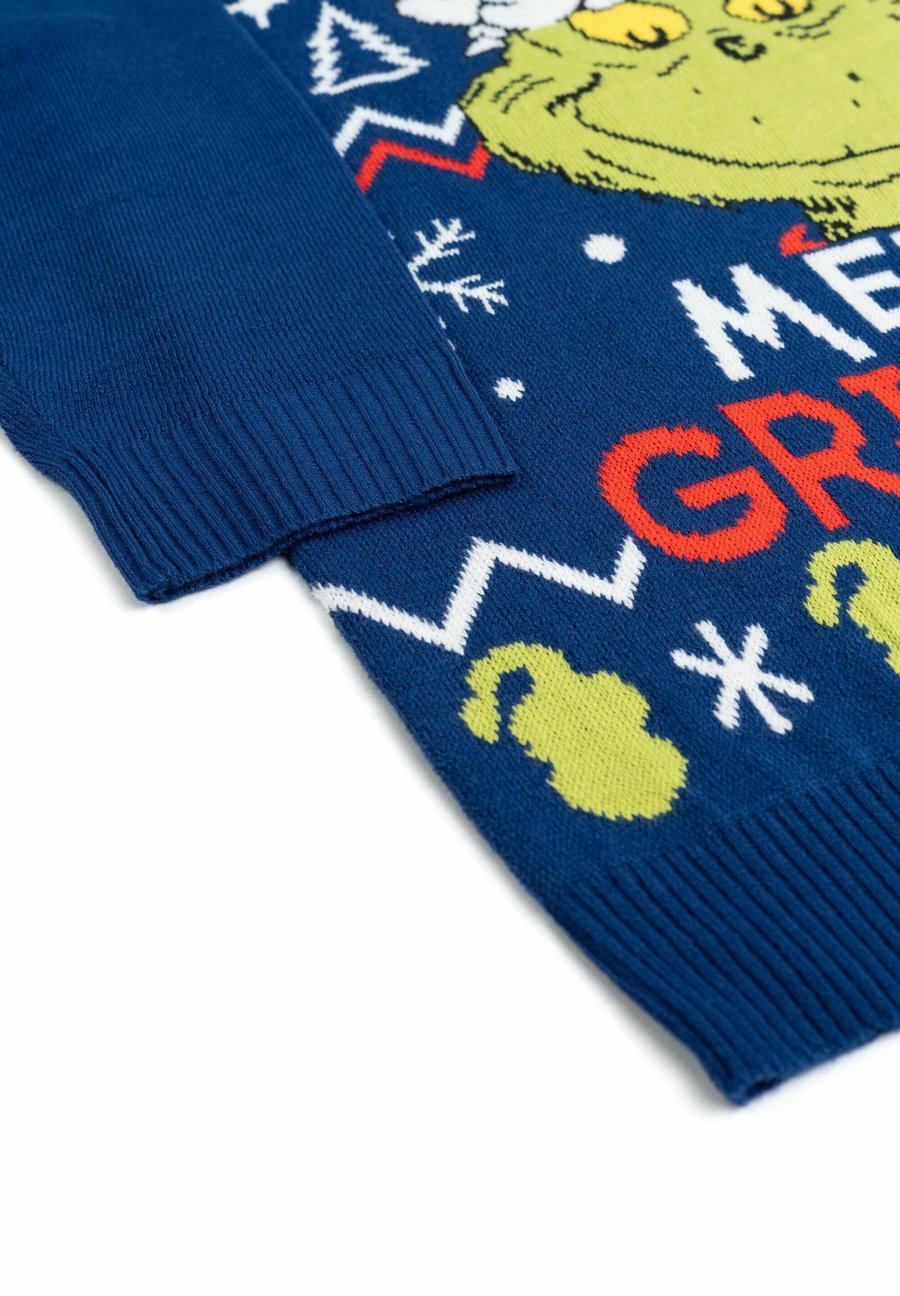 Джемпер United Labels THE GRINCH WEIHNACHTS MERRY WINTER UGLY, Blau/Blue — фото 4
