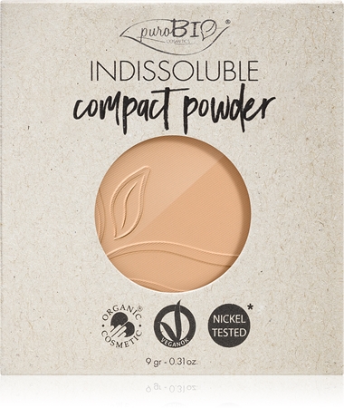 

Порошок в компакте заполнение puroBIO Cosmetics Indissouble, 03 9 g