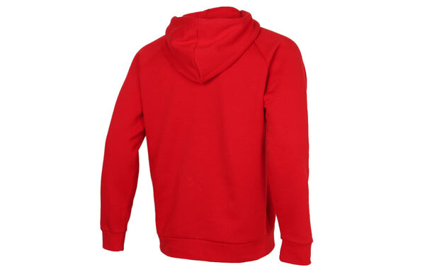 Толстовка adidas originals 3d Trefoil Hood Logo Printing Fleece Lined Stay Warm Sports Red, красный — фото 2