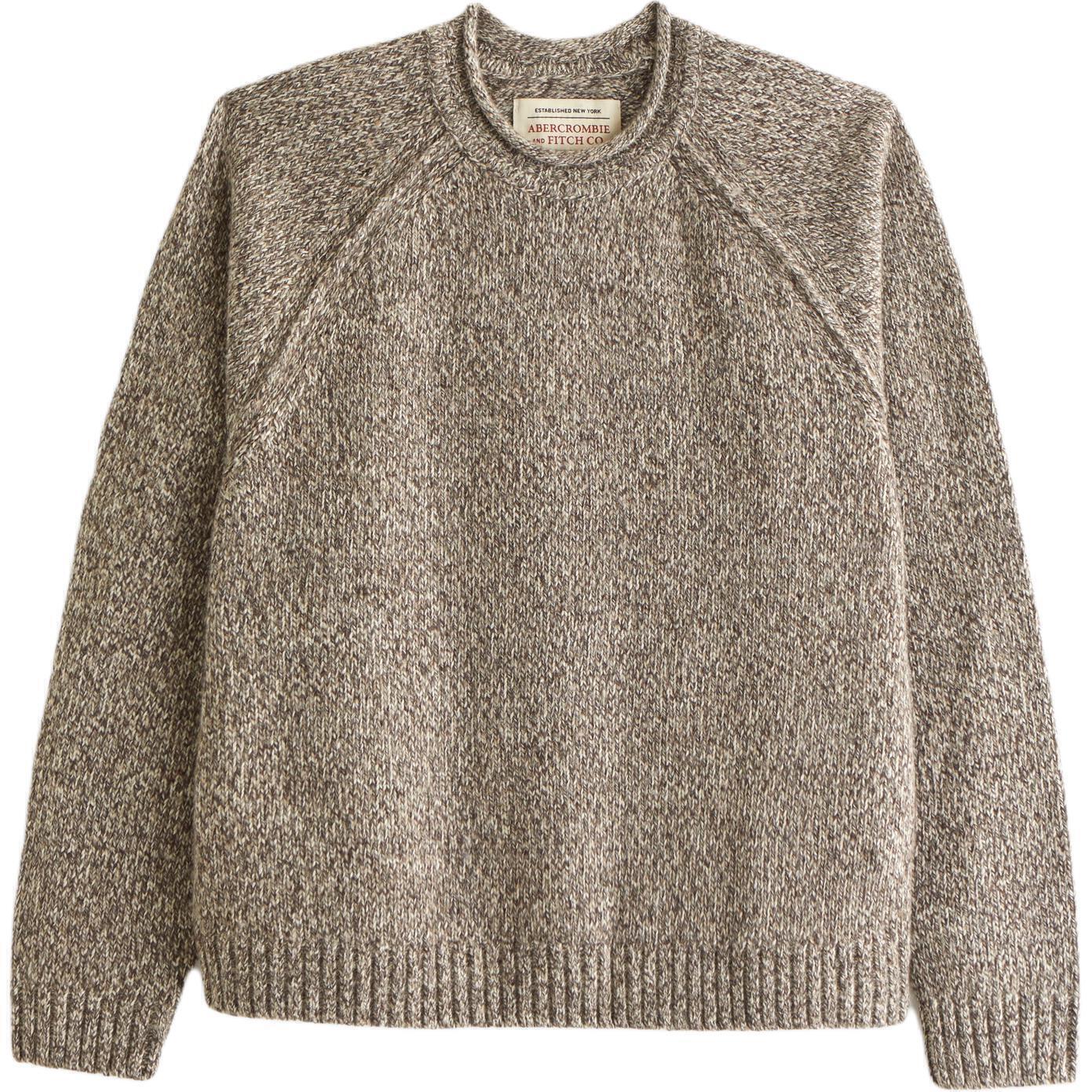 

Мужская трикотажная одежда Abercrombie＆Fitch, светлый коричневый